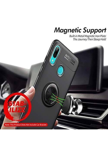 Huawei P30 Lite Kilif Miknatisli Tam Korumali Silikon 418758260