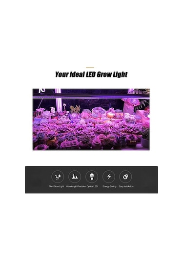 Besthome1 2 Adet 5w T5 Bitki Büyüme Led Şeridi, Beyaz, Aydınlatma Ürünleri, Bahçe Işıkları