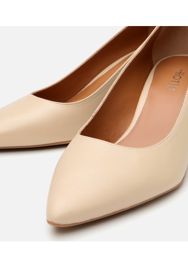 Hotiç Kadın Deri Bej Esnek Tabanlı Stiletto 01ayh304150a310 Bej-beıge Bej