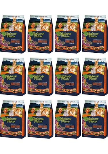 Nature Plan Tavşan Yemi 800 Gr x 12 Adet