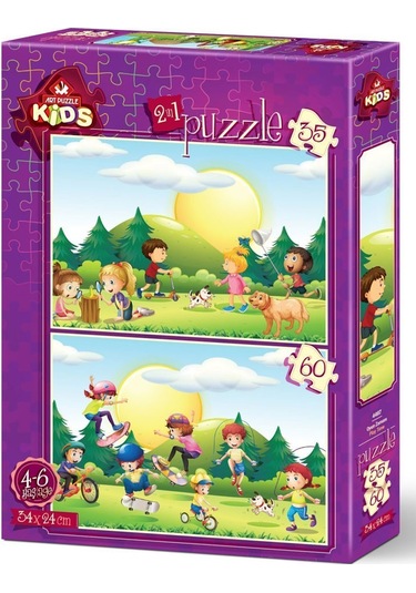 Art Puzzle 35+60 Parça Oyun Zamanı 4497