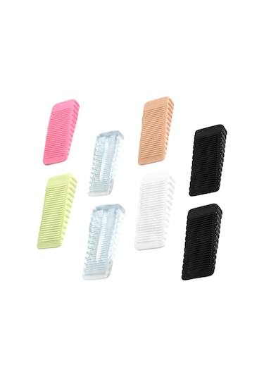 Vkemall 8'li Set Dayanıklı Kauçuk Kapı Durdurucu - Çocuk Güvenliği Ve Duvar Koruma İçin Pratik Çözüm