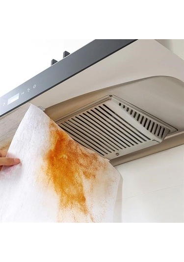 2li Yağ Emici Duman Önleyici Davlumbaz Koruyucu Filtre Pratik