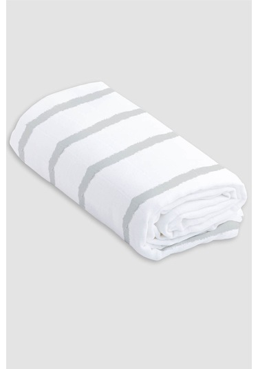 Ticky Lines Picky Baby Tekli Organik Müslin Çok Renkli