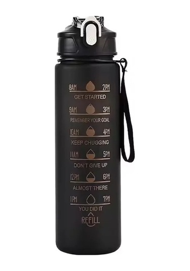 Maoyaya 700 Ml Spor Su Şişesi Yüksek Sıcaklığa Dayanıklı Dereceli Saman