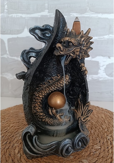 Ejderha Tasarımlı Hediyeli Tütsülük