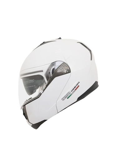 Beon B700 Çene Açılır Vizörlü Kask Beyaz