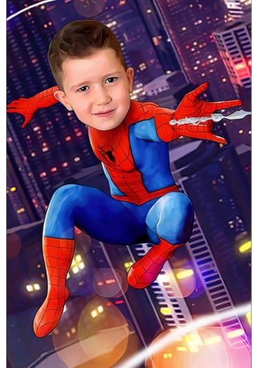 Kişiye Özel Örümcek Adam Duvar Posteri Mm3121