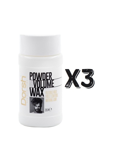 Dorsh Saç Şekillendirici Pudra Wax 20 Gr Volume 3 Adet