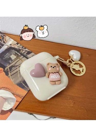 Iphone 3 Nesil Uyumlu Koruyucu Bluetooth Kulaklık Kılıfı Hello Airpods 3. Nesil