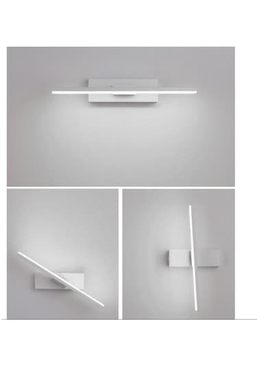 Suntek Modern Dönen Duvar Lambası Ev Yatak Odası Merdiven Koridor Beyaz Beyaz Işık