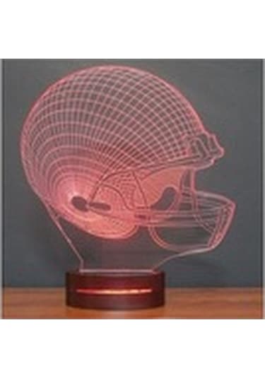 16 Renk Kumandalı Kask Model 3D Led Lamba