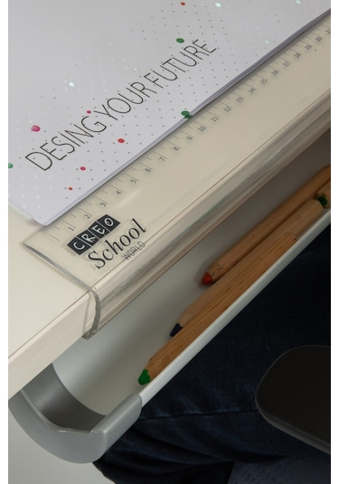 Vega Simple Yükseklik Ayarlı Antrasit Ahşap Masa, Ofis Ve Bilgisayar Masası, Modern Çalışma Masası Antrasit