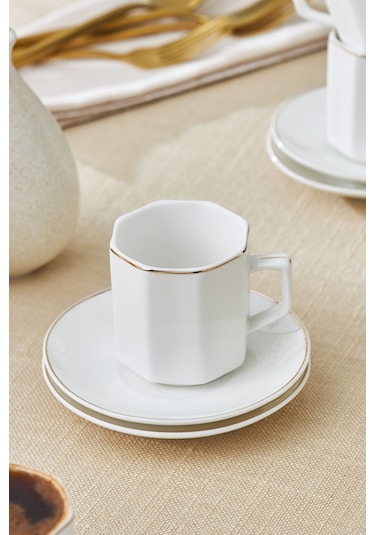 Karaca  Vezir 6 Kişilik Kahve Fincan Takımı 80 ml