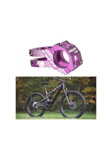 Suntek 31.8mm Dağ Bisikleti Gövdesi Yüksek Mukavemetli Mtb Yol Mor