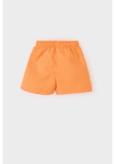 DeFacto Erkek Bebek Baskılı Deniz Şortu E3516A525SMOG424 Turuncu