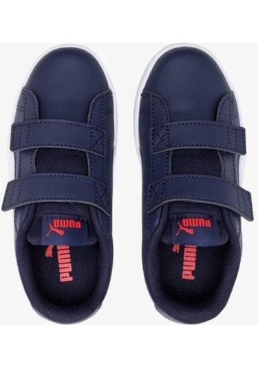 Puma 39425301 Rıckıe Classıc V Ps Navy Whıte Red Çocuk Sneaker Lacivert