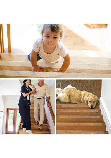 Moveevo Pvc Mat Kaplama Merdiven Bandı, 50mmx10m Şeffaf, Kayma Engeli, Dayanıklı, Yoğun Kullanım, Ev/ofis Uygulamaları