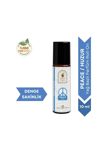 Peace Huzur Yağ Bazlı Parfüm Roll-on 10 Ml Aromatik