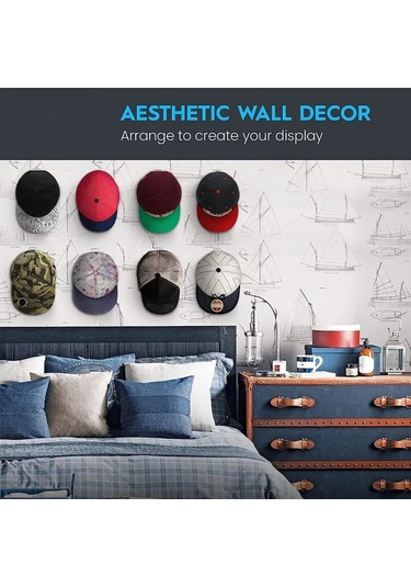 5 10 Adet Yeni Beyzbol Şapkası Kanca Şapka Yapışmasını Kanca