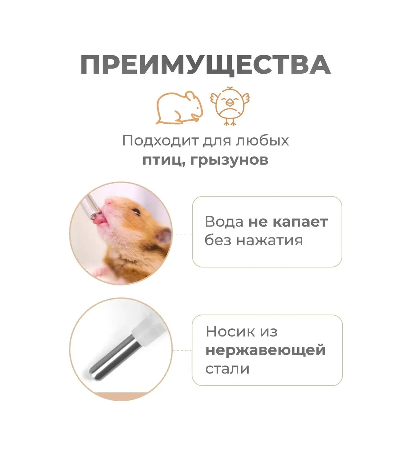 Petsroom Kemirgenler Ve Fareler İçin 80 Ml Suluk 148962344