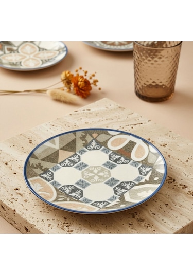 Güral Camelia Harmony Coffee 6 Parça 20 Cm Pasta Takımı 4287 Çok Renkli