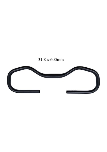 Kron Raptor Kelebek Gidon Hb-069p Mat Siyah 31.8mm Siyah