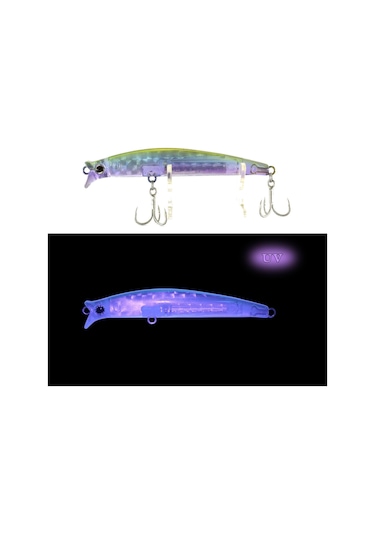 Ege Fish V Gaga 92mm 15.5 Gr Maket Balık Uv Pink Sübye