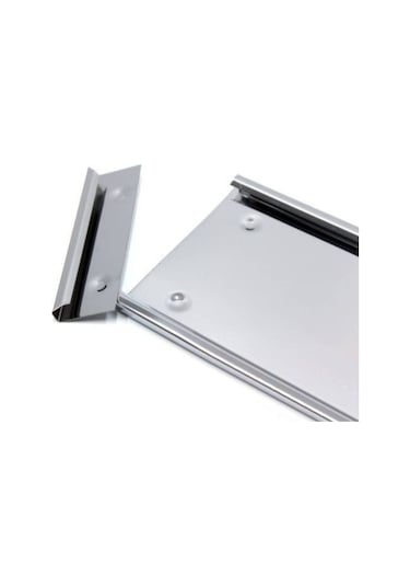 ( 1 adet ) Paslanmaz Krom Metal Nikelajlı Plakalık Dikdörtgen 52.7 CM x 11.5 CM