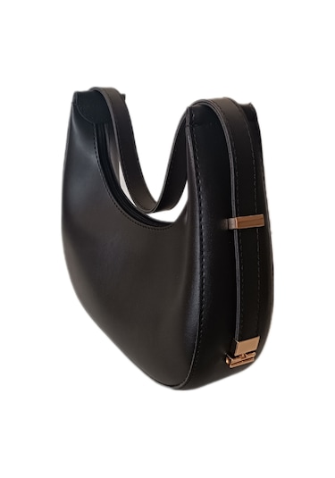 Benny Bayan Kol Omuz Çantası Baget Çanta Siyah