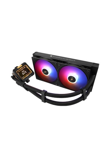 Thermalright Frozen Warframe 240 Black ARGB 240 MM Intel-AMD Uyumlu İşlemci Sıvı Soğutucu Siyah + TF7 Termal Macun