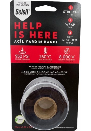 Acil Yardım Bandı 254 Cm 366 Metre