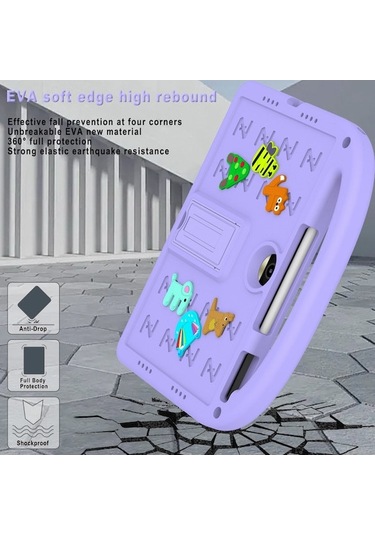 Vkemall Honor9 Tablet Korumalı Kılıf: Ayaklı Ve Taşınabilir, Sarı Rengi - Çizik Ve Darbe Koruma