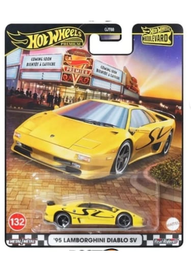Hot Wheels Premium Boulevard '95 Lamborghini Diablo Sv Sarı