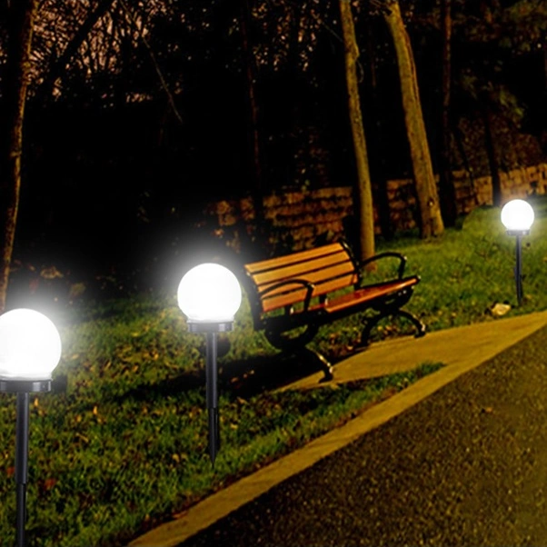 Tongxida 2 Adet Güneş Enerjili Led Çimen Lambası - Çevresel, Su Geçirmez, Bahçe/çatı İçin Beyaz Işık, 8-10 Saat Süre