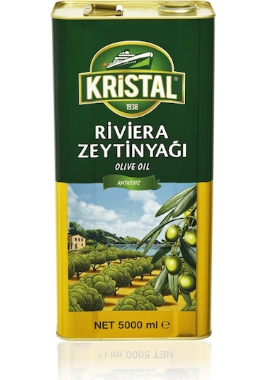 Kristal Riviera Zeytinyağı Teneke  5 L