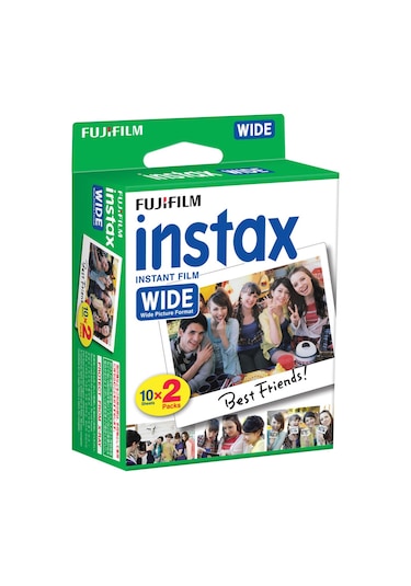 Fuji Instax Wide 210 ve Wide 300 için 20 Pozluk Film