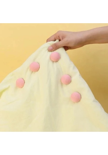 Elmpaly Mavi 10lu Kaymaz Yatak Çarşafı Klipsleri - Dayanıklı Battaniye Sabitleyici