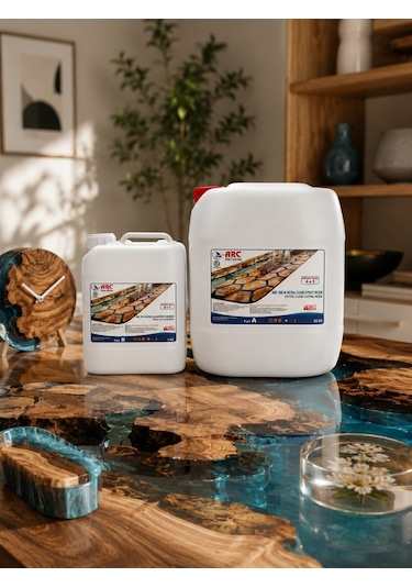 Arc 150N Ultra Şeffaf Döküm TipiParlak Epoksi Reçine25 Kg Set