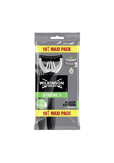 Wilkinson Sword Extreme 3 Black Edition 10 Adet Erkek Kullan At Tıraş Bıçağı