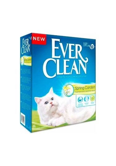 Ever Clean Spring Garden Çiçek Kokulu Topaklaşan Kedi Kumu 6 L