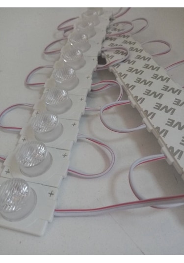 12 Volt 1.5 Watt Tek Mercekli Modül Led Beyaz (10 Adet)