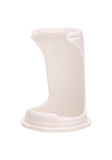 Erkek Tıraş Köpük Kase Plastik Sap Büyük Kase Sakal Fırçası Temizleme Fırçası Raf Beyaz