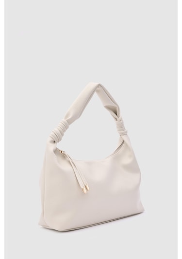 Shule Bags Harlow Owal Omuz Çantası Krem Krem