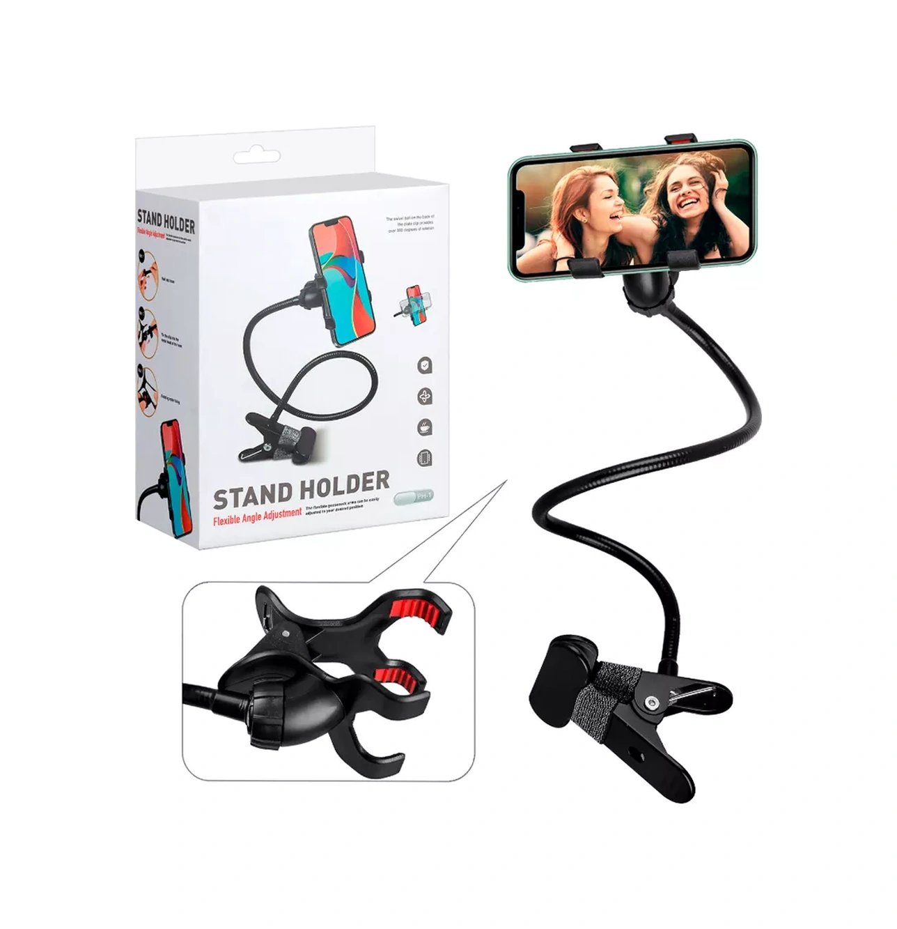 Ceholer Ph-1 Siyah Esnek Telefon Tutucu 179687315