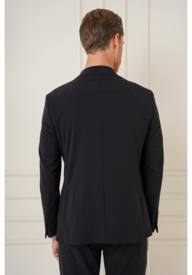 C 680 Slim Fit Siyah Spor Ceket Siyah