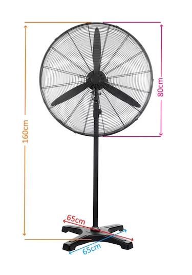Ventus Ayaklı 30" Vantilatör Uzaktan Kumandalı 200 W Güçlü Motor