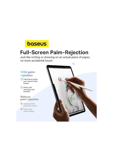 Trendooze Writing Stylus Smooth Serisi Lite Led Kalem Göstergeli Baseus Aktif 2 Dv