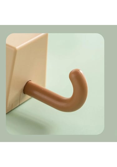 Küçük Kahverengi Ayı Karikatür Kedi Kanca Kendinden Yapışkanlı Yurt Yatak Odası Kapısı Anahtar Şemsiye Çok Amaçlı Düzen. 57000294 Küçük Kahverengi Ayı