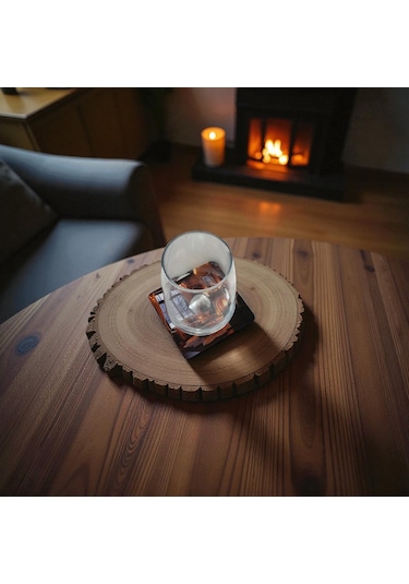 Cozy Home Bardak Altlığı Set 4 Çok Renkli